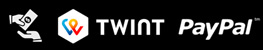 Bezahlmöglichkeiten Twint PayPal Cash